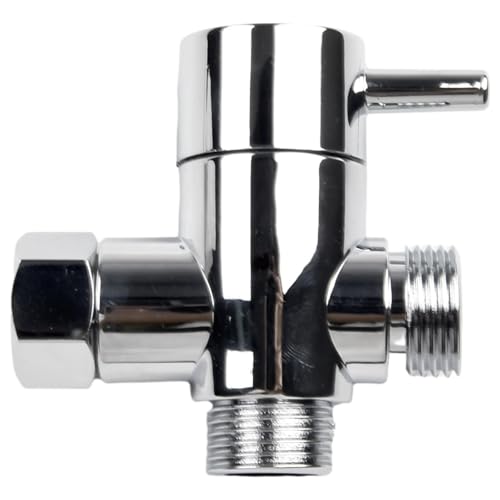 Eckventil Für Wasserhähne 2 PCS 3 WayFaucet Winkel Ventil G1/2 Drei Funktion Schalter Adapter Stecker Kopf Wasserhahn Badezimmer Zubehör von CGUOHU