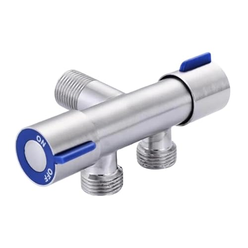 Eckventil Für Wasserhähne 2 PCS Multifunktions-Eckventil, eins in zwei Aus-Wasserhahn-Warmwasserbereiter, Doppelzweck-Wasserverteiler von CGUOHU