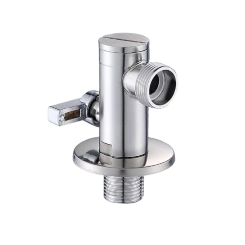 Eckventil Für Wasserhähne 2 Stück G1/2 Zoll Wasserhahn-Eckventil, Badezimmerzubehör, WC-Eckventil, 304 Edelstahl(S) von CGUOHU