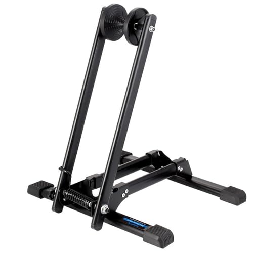 Fahrradständer Fahrrad Boden Park Rack Stehen Mountain Road Fahrräder Carbon Stahl Garage Lagerung Rack Faltrad Ständer for Zuhause Indoor Outdoor(Double Arm) von CGUOHU