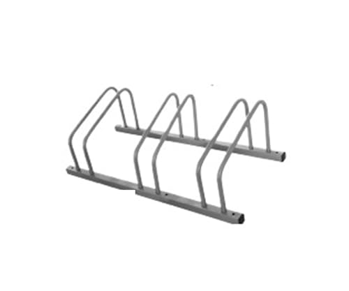Fahrradständer Fahrrad Boden Rack Parkplatz Ständer Halter Freistehende Rack Garage Garten Fahrrad Falträder Radfahren Zubehör Platz(3 Joint 43x12in Gray) von CGUOHU