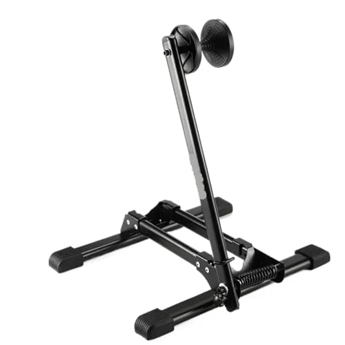 Fahrradständer Fahrrad Faltbare Park Racks Indoor Rennrad Boden Rad Ständer Lagerung Stabile Stand Racks Fahrrad Zubehör(Single Pole) von CGUOHU