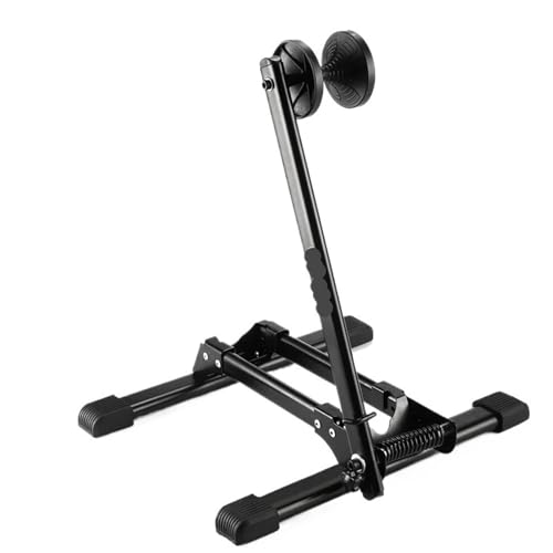 Fahrradständer Faltbare Fahrradparkständer Indoor Rennrad Bodenradständer Lagerung Stabile Ständerständer Fahrradzubehör Einzel- und Doppel(Single Pole) von CGUOHU