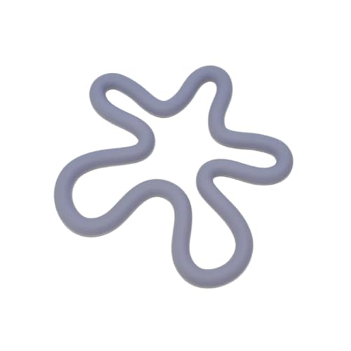 Geschirr Isolierkissen 3 stücke Geometrische Hitzebeständige Silikonmatte Getränkebecher Untersetzer Rutschfeste Topflappen Tisch Tischset Küchenzubehör Untersetzer Pads Topfuntersetzer(PURPLE) von CGUOHU