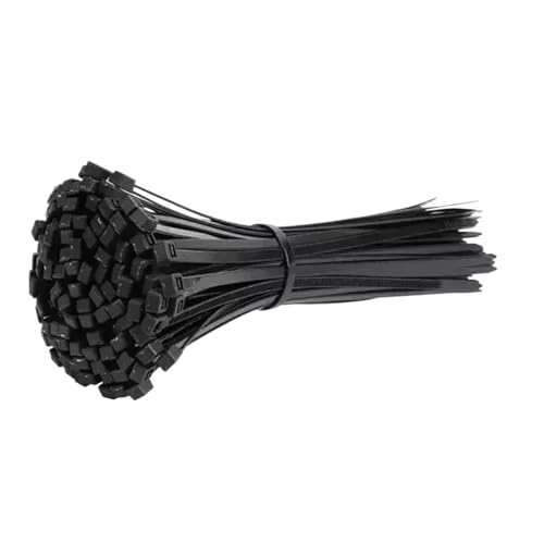 Kabelbinder 200 Pcs Self-Locking Nylon Kabelbinder Heavy Duty Wetterfeste Zip Krawatten for Home(5x200mm) von CGUOHU