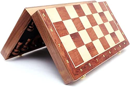 Schachspiel für Erwachsene, 15-Zoll-Schachbrettspiel, zusammenklappbares magnetisches Reiseschachspiel, für Schachliebhaber und Lernende Schachbrett von CGonqx