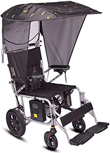 Universal-Markise für elektrische Rollstühle, UV-beständiger Sonnenschutz, Regenschutz, Wasser- und reißfester Regenschutz, zusammenklappbares Überdachung für Rollstühle für die meisten Rol von CGonqx