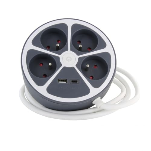 Chacon Circular Design Steckdosenleiste mit USB Chacon Circular Design Steckdosenleiste mit USB von CHACON