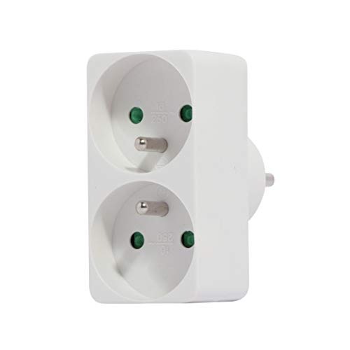 Chacon Domino 2x16A - weiß Chacon Domino 2x16A - weiß von CHACON