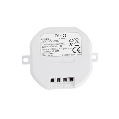 Chacon 54524 Modul Dimmer 200 W, Weiß von DiO Connected home