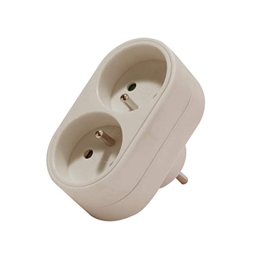 CHACON Biplite Domino Design 2 x 16 A – Elfenbein von CHACON