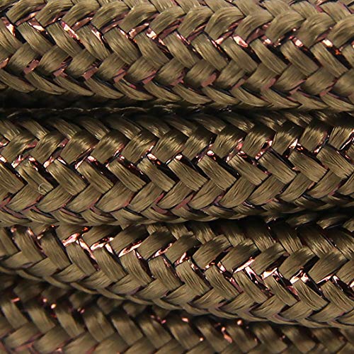 Chacon Silk Textilkabel - 3m - Brauner Glitzer von CHACON