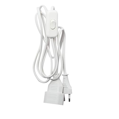 Chacon Verlängerungskabel mit weißem Schalter - 2m Chacon Verlängerungskabel mit weißem Schalter - 2m von CHACON