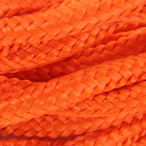 Chacon Cable bezogen mit gewebtem Seidenstoff - 3 m - Orange von CHACON