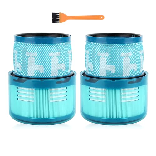 (2 Stück) Gen 5 Detect Absolute Ersatzfilter kompatibel mit Dyson Gen5 Detect, Gen5 Detect Absolute SV23, Gen5 Outsize, Gen5 Outsize Absolute SV24 Gen5 Detect Fluffy Akku-Staubsauger, Gen5 HEPA-Filter von CHAIN PEAK