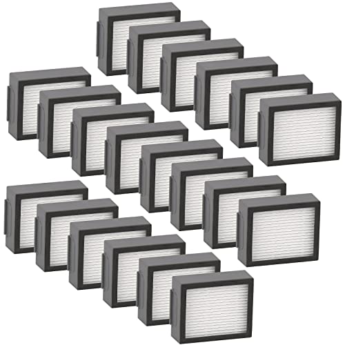 (20 Stück) Ersatz-HEPA-Filter kompatibel mit iRobot Roomba Combo i5 Combo j5 j5+ Roomba i7 i7+ j7+ Plus i3+ i2+ i1+ i4 i6+ i8+ E5 E6 E7, EVO, E I & J Series Filter Kit Zubehör(NICHT FÜR Combo j7+ j9+) von CHAIN PEAK