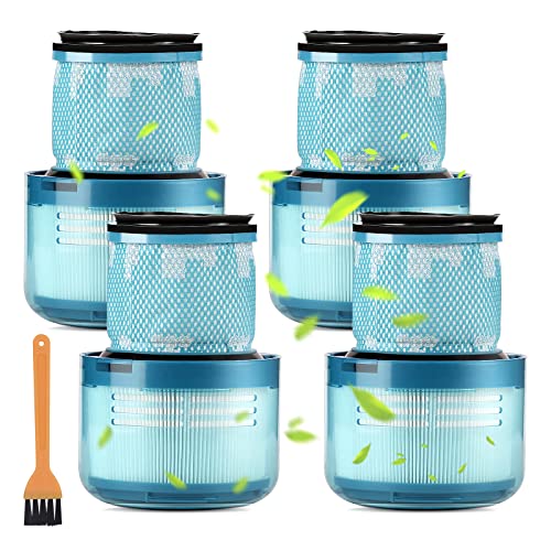 (4 Stück) V15 HEPA filter Ersatzfilter für Dyson V15 Detect Complete, V15 Animal, Vakuumfilter für Dyson V11 SV14, Ersetzen Art.-Nr. 970013-02, 3-Filter-Kit, waschbar und wiederverwendbar von CHAIN PEAK