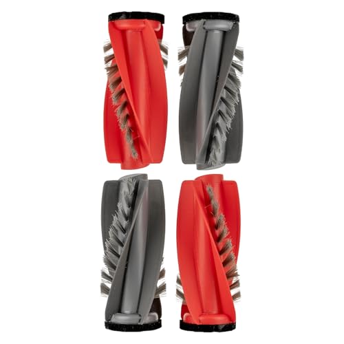 (4 Stück) Q Revo Curv Ersatzrollenbürsten für Roborock Qrevo Curv, Qrevo Edge, Qrevo Curv S5X, Qrevo Edge S5A, Saros 10R, Saros 10, Qrevo S5V Roboter-Staubsauger, Hauptbürstenzubehör, Bürstenwalzen von CHAIN PEAK