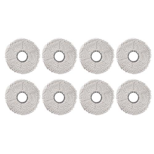 (8 Stück) X5 Omni Wischpads Kompatibel mit ECOVACS DEEBOT X5 Pro Omni/ T30 Pro Max/ T30 Pro Omni/ T30S/ T30S Combo/ X2 Omni X2 Pro/ X1 Omni/ X1 PRO Omni X1 Turbo/ T10 Omni/ T10 Turbo Wischpad von CHAIN PEAK