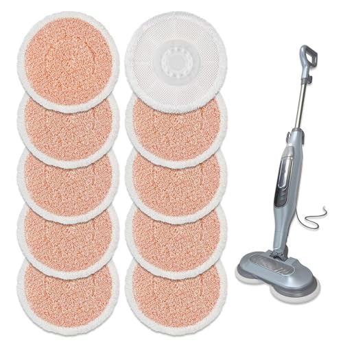 Ersatz-Mopp-Pads kompatibel mit Shark S7000 S7000AMZ S7001 XKITP7000 S7201 S7000 Serie und S7001TGT Steam & Scrub All-in-One Scheuermopp, robuste Scheuerwischpads von CHAIN PEAK
