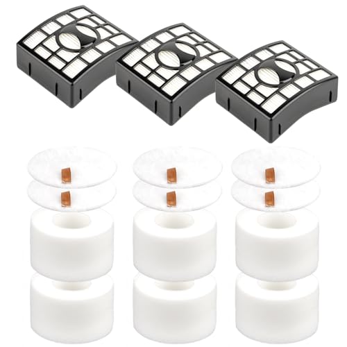 Hepa-Filter + 6 Schaumstofffilter, kompatibel mit Shark NZ801UK NV680 NV681 NV682 NV683 NV800 NV801 NV803 UV810 NV620 AX910 Serie HEPA-Filter, vergleichbar mit XHF680 und XFF66, 9 Stück 80 kg Hepa-Filter + 6 Schaumstofffilter, kompatibel mit Shark NZ801UK NV680 NV681 NV682 NV683 NV800 NV801 NV803 UV810 NV620 AX910 Serie HEPA-Filter, vergleichbar mit XHF680 und XFF66, 9 Stück 80 kg von CHAIN PEAK