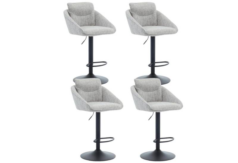CHAIRUS Barhocker 2er/4er-Set Barhocker, höhenverstellbar & drehbar, Leinenstoff (4 St) von CHAIRUS