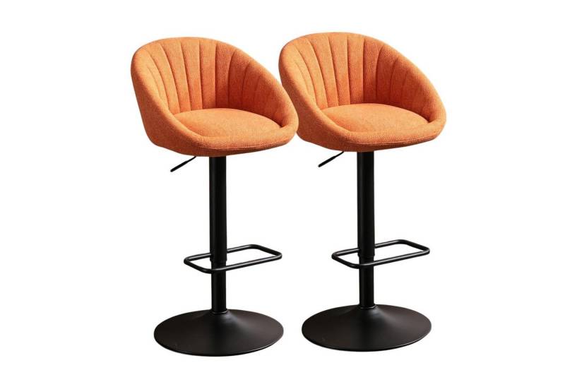 CHAIRUS Barhocker 2er Set, Drehhocker mit Rückenlehne, Küchenhocker, Barstuhl (2 St), Barhocker zum Essen mit Sitzhöhe von 64-86 cm von CHAIRUS