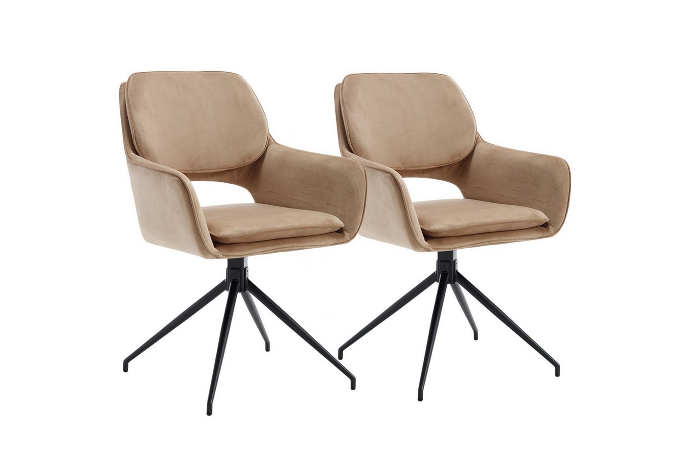 CHAIRUS Esszimmerstuhl 2er Set Drehstühle Chenille/Samt/Kunstfell - für Küche/Wohnzimmer CHAIRUS Esszimmerstuhl 2er Set Drehstühle Chenille/Samt/Kunstfell - für Küche/Wohnzimmer von CHAIRUS