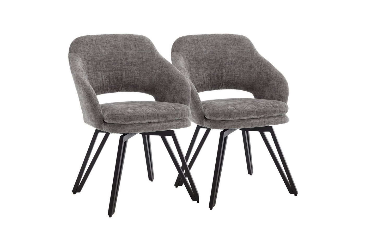 CHAIRUS Esszimmerstuhl 2er Set Leinen/Chenille-Esszimmerstühle mit Rückenlehne CHAIRUS Esszimmerstuhl 2er Set Leinen/Chenille-Esszimmerstühle mit Rückenlehne von CHAIRUS
