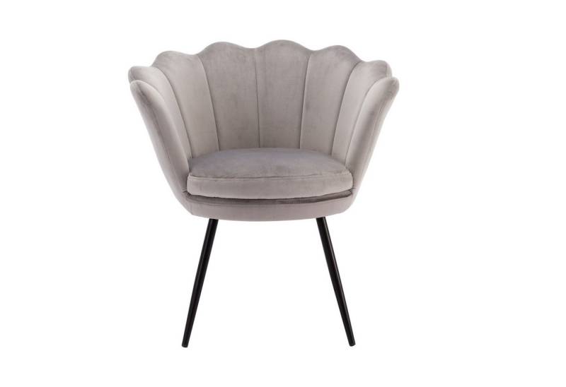 CHAIRUS Sessel Relaxsessel mit Goldfuß & Blumenform für Wohn-/Schlafzimmer (1-St), Ohrensessel, Freizeitsessel mit Kissen, Esszimmerstuhl Polsterstuhl von CHAIRUS