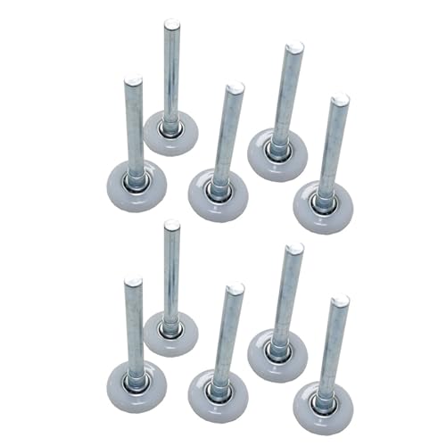 10 Stück Mehrzweck-Garagentor-Rollen, stabiler Nylon-Radschaft, praktisches Lager für geräuschlose Outdoor-Freizeit, Garagentor-Reparatur von CHAKAE