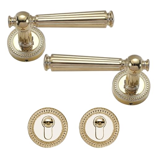 CHAKAE Eleganter, robuster Edelstahl-Türknauf mit Vintagegriff für Schlafzimmer und Badezimmer von CHAKAE