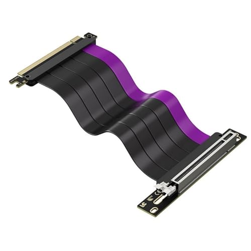 CHAKAE PCIE4.0 X16 abgewinkeltes Verlängerungskabel für vertikale GPU-Montage im Gehäuse mit schneller Datenübertragung für Server PCIExpress Extender von CHAKAE