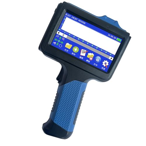 CHAKAE S1730 Hand-Tintenstrahldrucker, 12,7 mm, schnell trocknend, für Barcode-Etiketten, Text, Logos, Codenummer, hochauflösende Drucker von CHAKAE