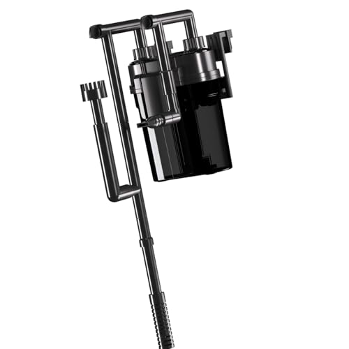 CHAKAE Wandmontierter externer Aquariumsfilter mit Entenschnabeldüse und leisem Betrieb für den Heimgebrauch, Aquarien, Wasserfiltrationen, Wandmontierter Wasserfilter von CHAKAE