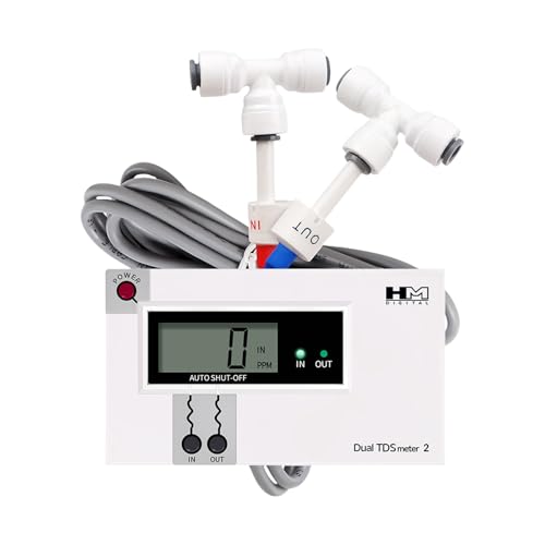 Hochpräzises Online-Wasserleitfähigkeitstestgerät mit Doppelsensoren für Haushaltslaboranwendungen, Aquarium-Monitore von CHAKAE