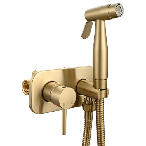 Hygienisches Toiletten-Bidet-Sprühgerät mit warmem und kühlendem Wasser, einstellbarer Wasserdruck, Bidet, WC, Handgerät für Badezimmer, einfache Installation von CHAKAE