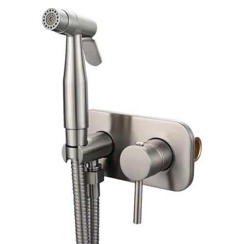 Hygienisches Toiletten-Bidet-Sprühgerät mit warmem und kühlendem Wasser, einstellbarer Wasserdruck, Bidet, WC, Handgerät für Badezimmer, einfache Installation von CHAKAE