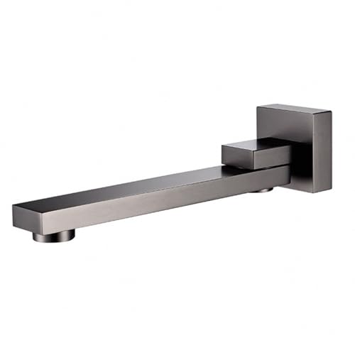 Platzsparende Designs, zusammenklappbare Badewannen-Ausgießer, massives Kupfer, 180 Grad drehbar, Wandmontage, Duscharmatur, Wasserauslass, Wannenauslauf von CHAKAE