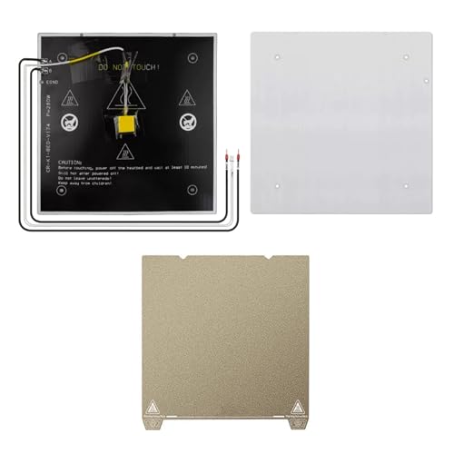 Schnellaufheizung, Druckplatte, Heißbettplattform, Aluminium, magnetische Plattform, 235 x 235 mm, für Drucker-Heizbett von CHAKAE