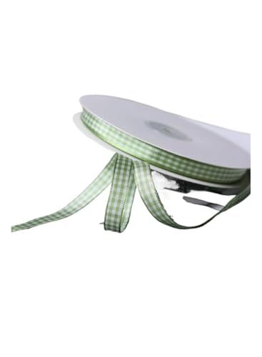 CHAKEUZND Stoffgeschenkband, 100 Yards 10 mm mehrfarbiges Polyesterband(Color18) von CHAKEUZND