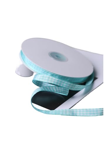 CHAKEUZND Stoffgeschenkband, 100 Yards 10 mm mehrfarbiges Polyesterband(Color2) von CHAKEUZND