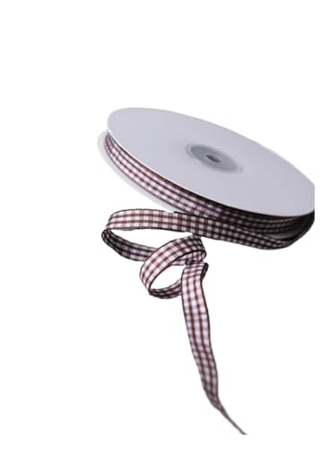 CHAKEUZND Stoffgeschenkband, 100 Yards 10 mm mehrfarbiges Polyesterband(Color3) von CHAKEUZND