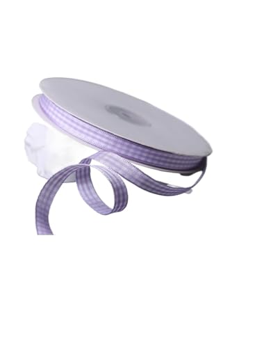 CHAKEUZND Stoffgeschenkband, 100 Yards 10 mm mehrfarbiges Polyesterband(Color7) von CHAKEUZND