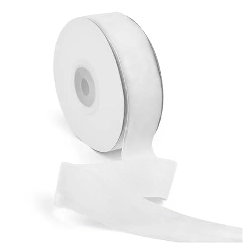 CHAKEUZND Stoffgeschenkband, Mehrfarbiges, einseitiges, beflocktes Samtband, 1 cm und 2,5 Breite, 15 Yards(2.5cm 08) von CHAKEUZND