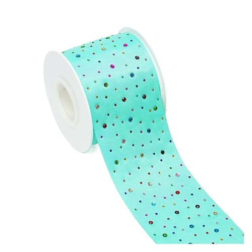 CHAKEUZND Stoffgeschenkband, Ripsband, Mehrfarbig, 75 mm x 4,5 m, 14er-Pack(Color2) von CHAKEUZND