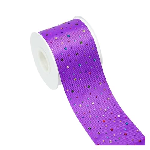 CHAKEUZND Stoffgeschenkband, Ripsband for Verpacken von Kuchen, 75 mm, 4,5 m, Mehrfarbig(Color9) von CHAKEUZND