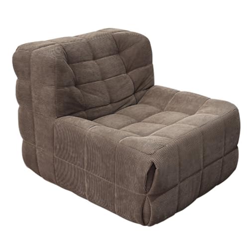 CHAKEUZND abnehmbares kleines Sofa, Kompressions-Klappsofabett Cord Multicolor 100x83x75cm(Khaki) von CHAKEUZND