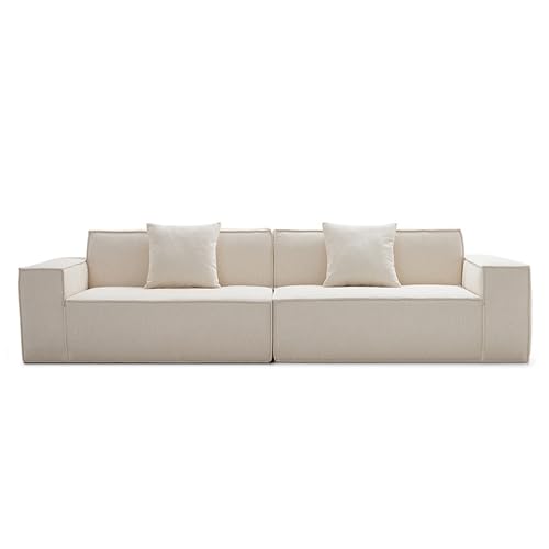 CHAKEUZND abnehmbares kleines Sofa, Vakuumkomprimiertes gerolltes Tofu-Block-modulares Schlafsofa-Gewebe, mehrere Größen(280 * 96 * 68cm) von CHAKEUZND