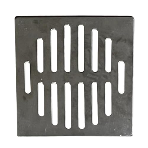 CHAKEUZND runde Abflussschutzvorrichtungen, 1pc SS304 Stahl Rechteck Ablauf Abdeckung Schutz Filter Mehrere Größen(15.3cm) von CHAKEUZND
